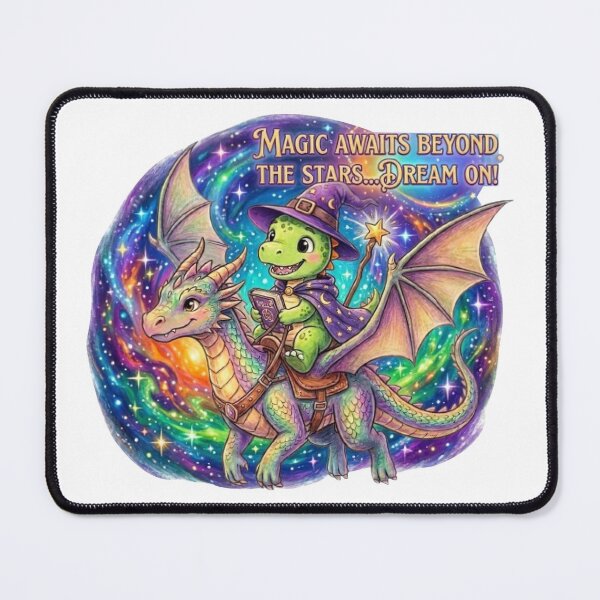 Item preview, Cute Dinosaur Dragon Rider Fantasy Wizard Graphic Design PNG designed and sold by Dinaelsherkawy.