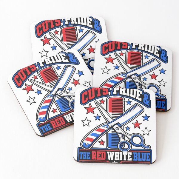 Item preview, Patriotic Barber Cape 4th Of July Fade Master designed and sold by VisualArtsOasis.