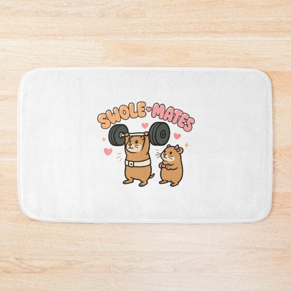 Item preview, Swole-Mates Gym Hamsters designed and sold by Sticker-Crafts.