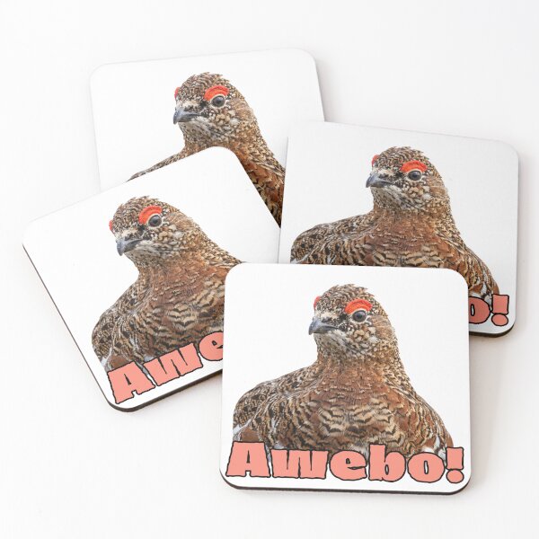 Item preview, Awebo Bird Meme | Willow Ptarmigan Funny Cute Bird Design designed and sold by HelgaCraftery.