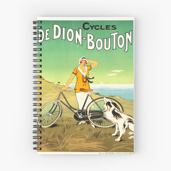 Item preview, Bicycle Vintage Ad De Dion Bouton with Dog designed and sold by BlueLineLAX.