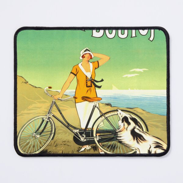 Item preview, Bicycle Vintage Ad De Dion Bouton with Dog designed and sold by BlueLineLAX.
