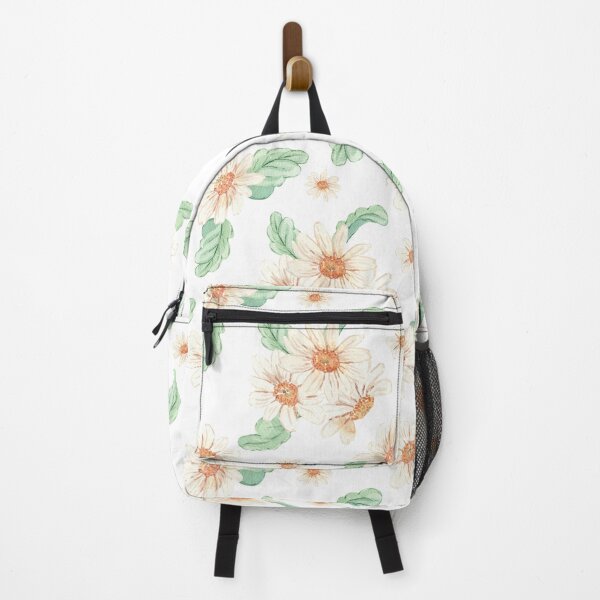 Item preview, Elegant pattern with daisies in clusters and green leaves designed and sold by Lubakeep-art.