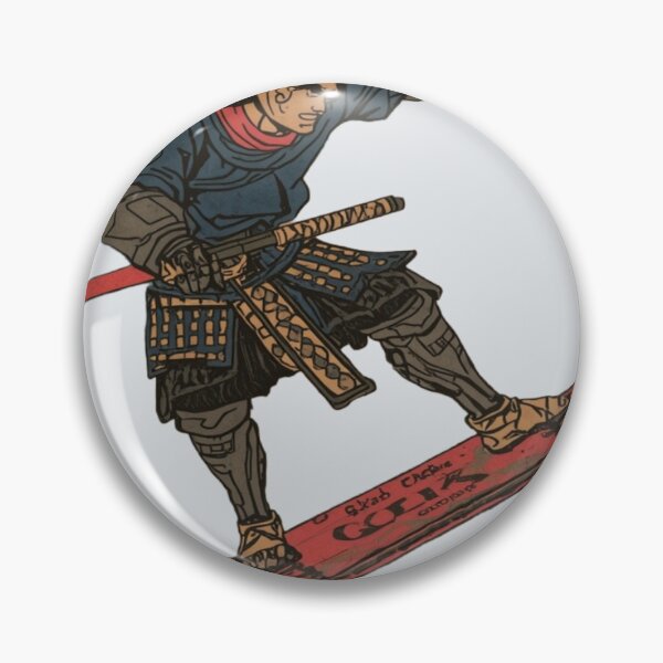 Item preview, Cyberpunk Samurai Snowboarder Anime Art designed and sold by ItzLacarth.
