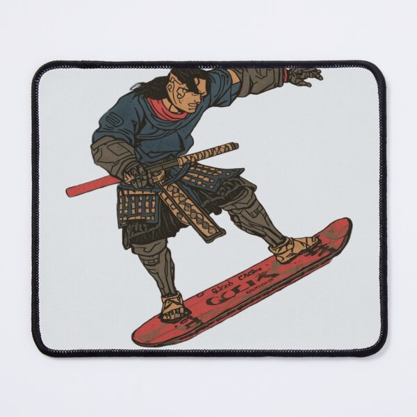 Item preview, Cyberpunk Samurai Snowboarder Anime Art designed and sold by ItzLacarth.