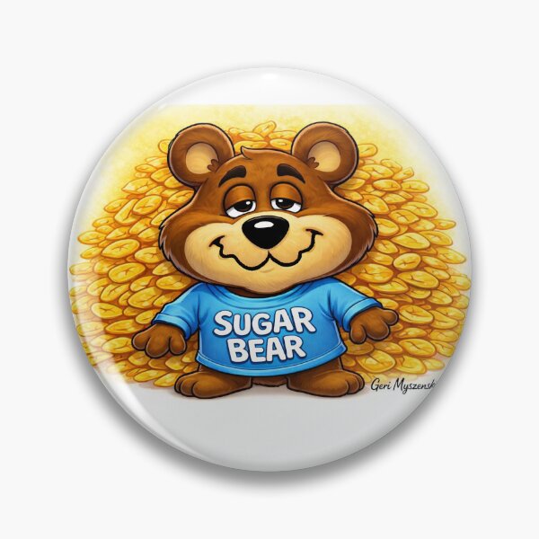 Item preview, Golden Crisp Cereal Sugar Bear  designed and sold by The Art Queen Of Michigan .