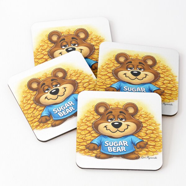 Item preview, Golden Crisp Cereal Sugar Bear  designed and sold by The Art Queen Of Michigan .
