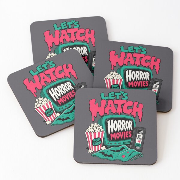Item preview, Let's Watch Horror Movies designed and sold by BrambleBox.