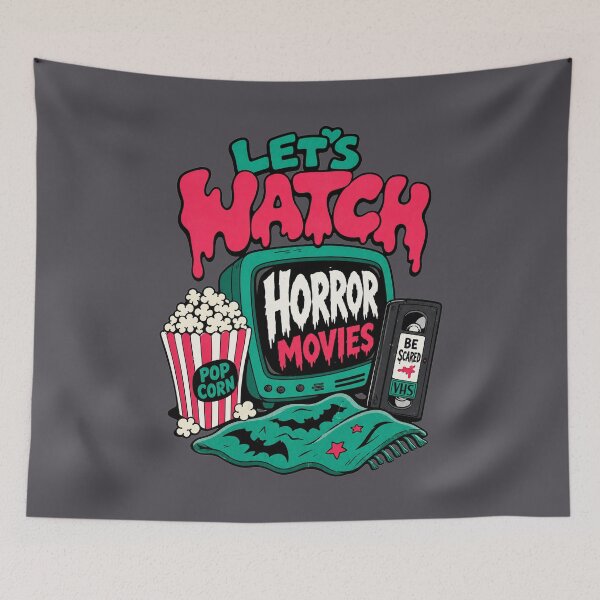 Item preview, Let's Watch Horror Movies designed and sold by BrambleBox.