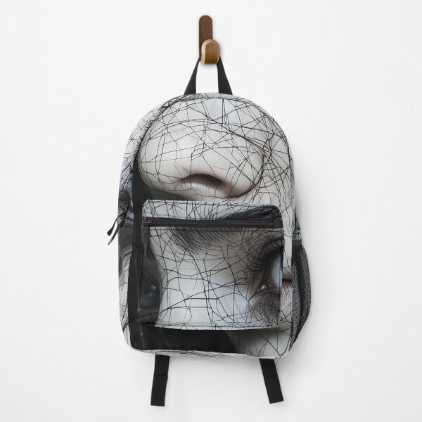 Item preview, Fragmented Emotion Portrait – Abstract Distorted Line Art Face | Expressive Modern Surreal Illustration designed and sold by PixPixari.