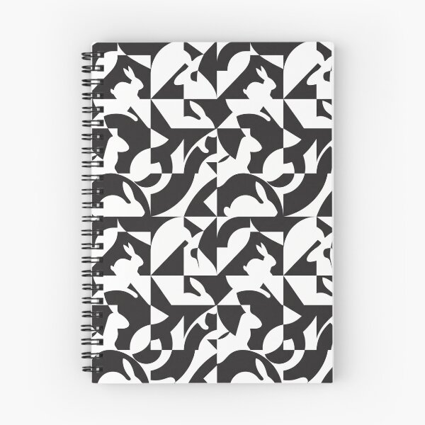 Item preview, Hidden Rabbit Optical Illusion Pattern | Clever Negative Space Design designed and sold by Rovano.