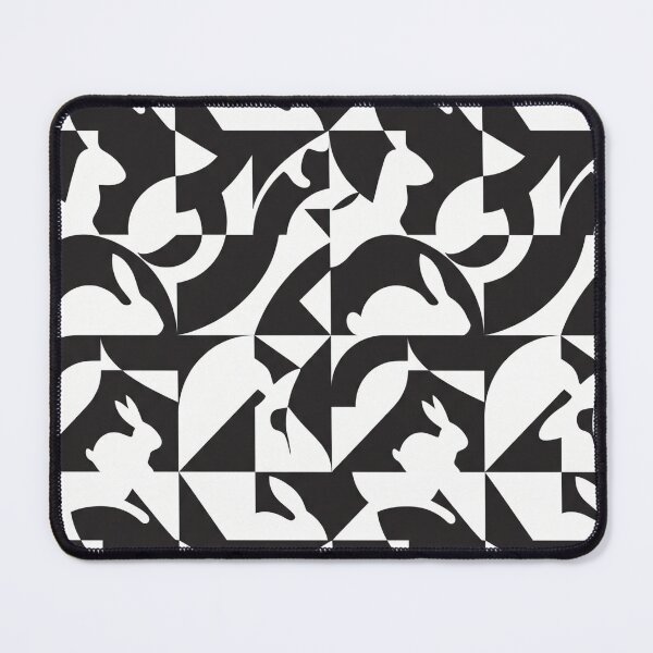 Item preview, Hidden Rabbit Optical Illusion Pattern | Clever Negative Space Design designed and sold by Rovano.