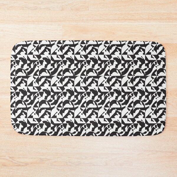 Item preview, Hidden Rabbit Optical Illusion Pattern | Clever Negative Space Design designed and sold by Rovano.