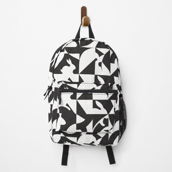 Item preview, Hidden Rabbit Optical Illusion Pattern | Clever Negative Space Design designed and sold by Rovano.