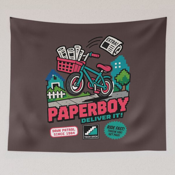 Item preview, Paperboy Game designed and sold by BrambleBox.