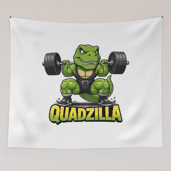 Item preview, Quadzilla Funny T Rex Squat Leg Day Gym Dinosaur designed and sold by Digistore1221.