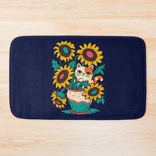 Item preview, Sunflower Cat designed and sold by BrambleBox.