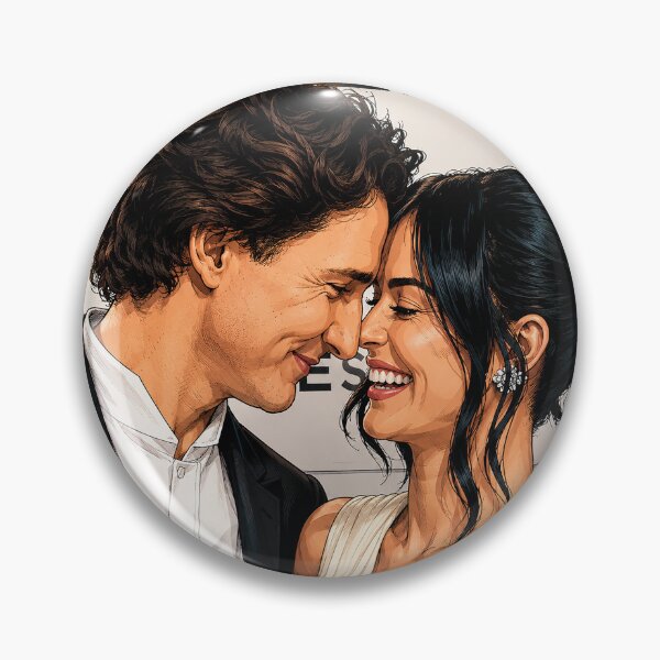 Item preview, Katy Perry and Justin Trudeau at the Tribeca Film Festival (fan art) designed and sold by PopCultureAndStuff.
