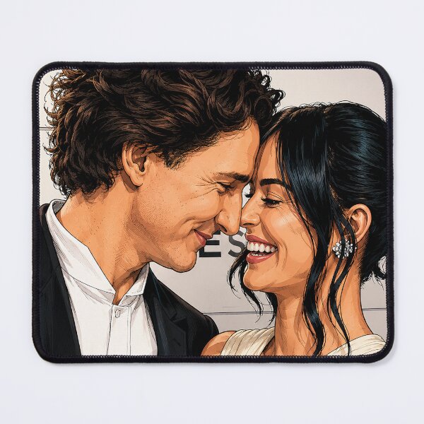 Item preview, Katy Perry and Justin Trudeau at the Tribeca Film Festival (fan art) designed and sold by PopCultureAndStuff.