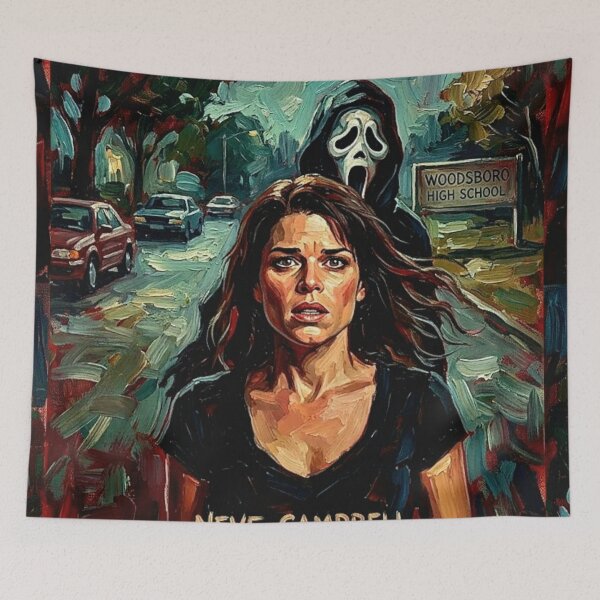 Item preview, Do You Like Scary Movies? – Scream Fine Art Print designed and sold by Art's Diner.