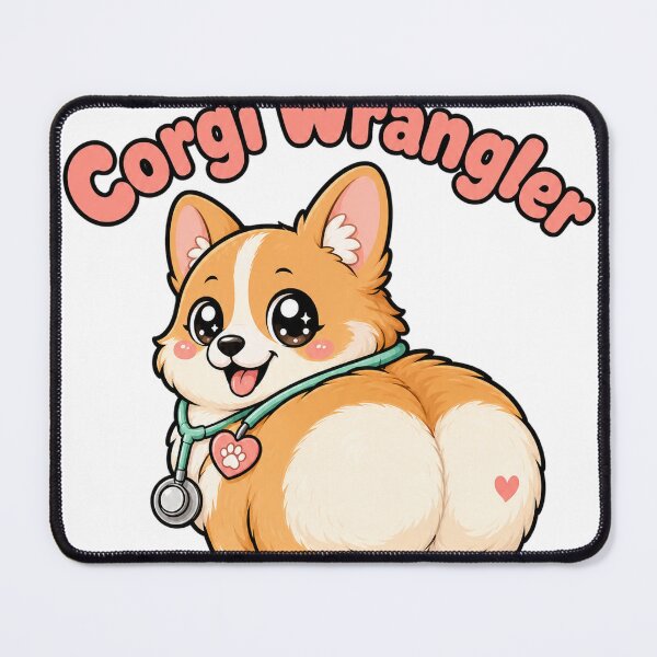 Item preview, Corgi Vet Tech Certified Wrangler Funny designed and sold by VisualArtsOasis.