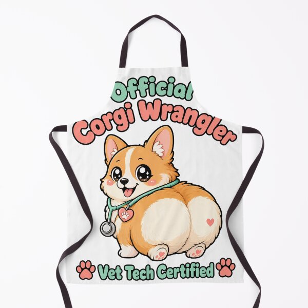 Item preview, Corgi Vet Tech Certified Wrangler Funny designed and sold by VisualArtsOasis.