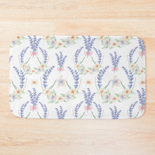 Item preview, Elegant wreath with white azaleas, daisies and lavender flowers designed and sold by Lubakeep-art.
