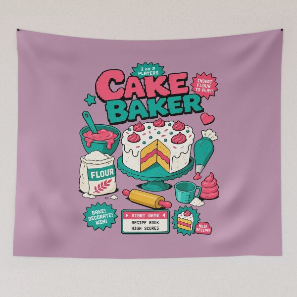 Item preview, Cake Baker Game designed and sold by BrambleBox.