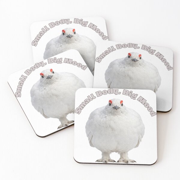 Item preview, No Brain Cells Full Big Round Floof | Awebo Bird Meme Ptarmigan designed and sold by HelgaCraftery.