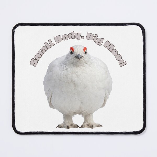 Item preview, No Brain Cells Full Big Round Floof | Awebo Bird Meme Ptarmigan designed and sold by HelgaCraftery.