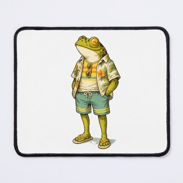 Item preview, Cool Summer Frog Vibes Retro Beach Style designed and sold by afr-saad.