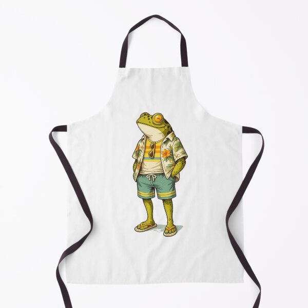 Item preview, Cool Summer Frog Vibes Retro Beach Style designed and sold by afr-saad.