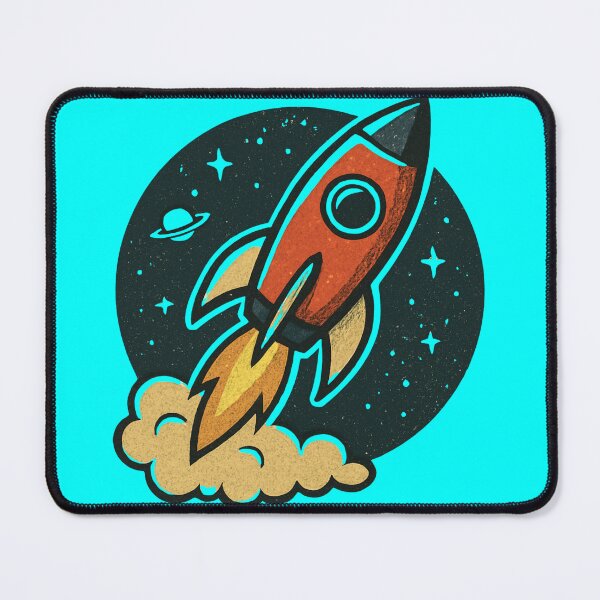 Item preview, Cartoon Spaceship designed and sold by Magenta Merch.