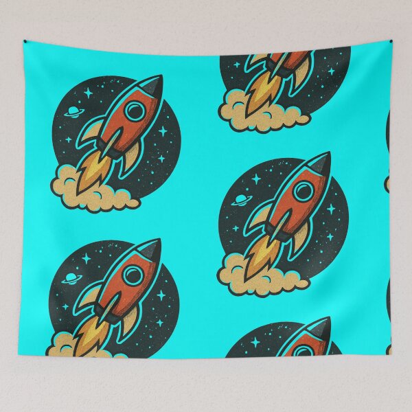 Item preview, Cartoon Spaceship designed and sold by Magenta Merch.