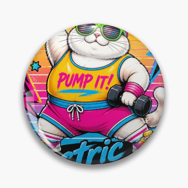 Item preview, Electric Callboy Retro Gym Cat Pump It Workout designed and sold by Digistore1221.