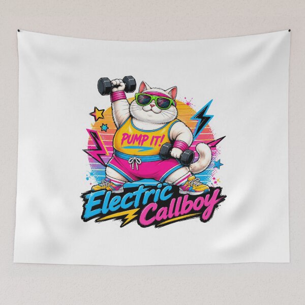Item preview, Electric Callboy Retro Gym Cat Pump It Workout designed and sold by Digistore1221.