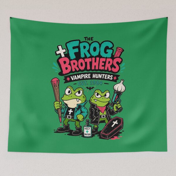 Item preview, Frog Brothers designed and sold by BrambleBox.