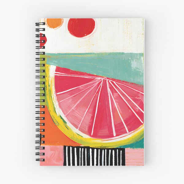 Item preview, Citrus Burst in Geometric Color - Bold Fruit Forms Surrounded by Vibrant Abstract Energy designed and sold by OlfactoART Studio.