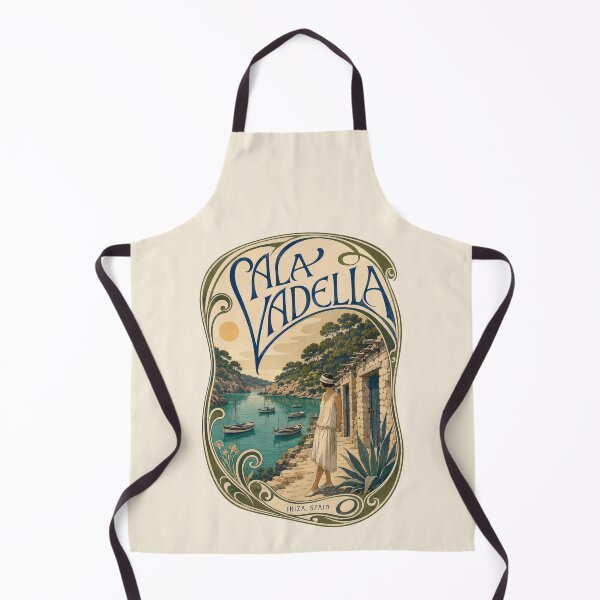 Item preview, Cala Vadella, Ibiza, Spain [Color Lithography] designed and sold by elektronen.