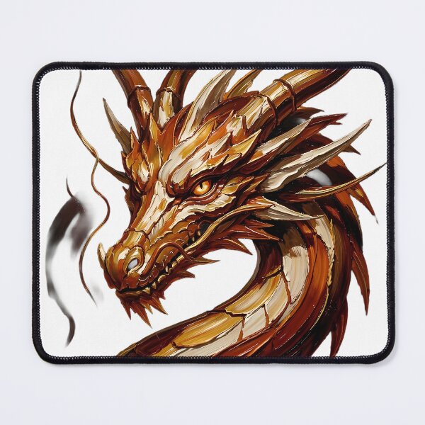 Item preview, Golden Dragon Majesty: Impasto Oil Painting designed and sold by SupernovaNote.