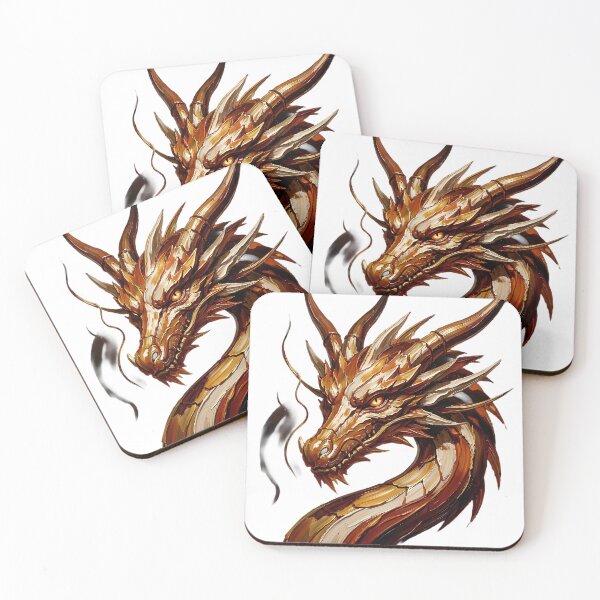 Item preview, Golden Dragon Majesty: Impasto Oil Painting designed and sold by SupernovaNote.