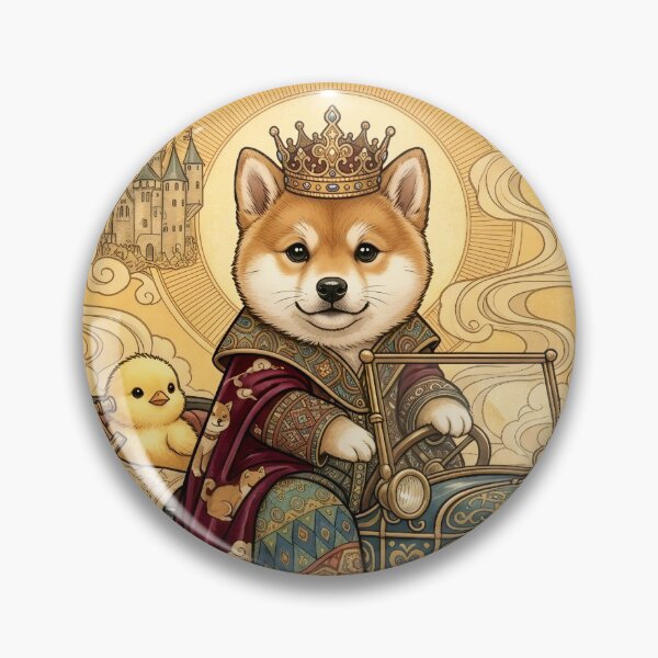 Item preview, Shiba Inu Dog Prince designed and sold by Black Cat Matters.