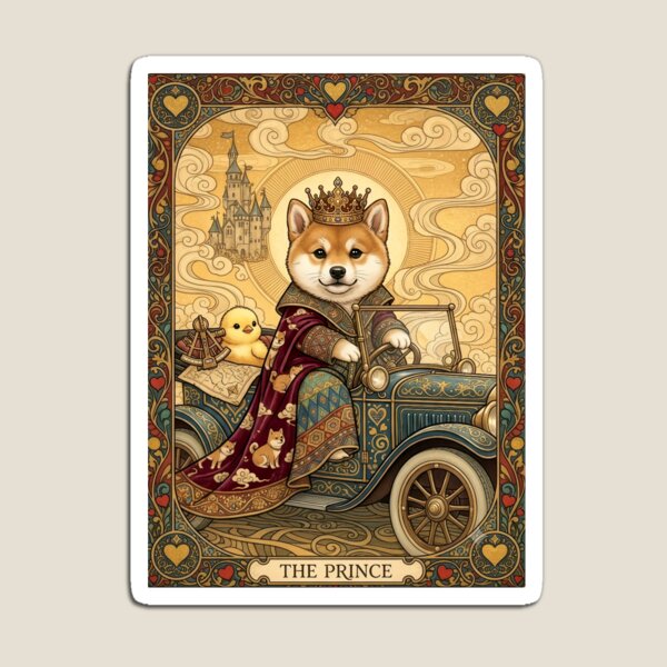 Item preview, Shiba Inu Dog Prince designed and sold by Black Cat Matters.