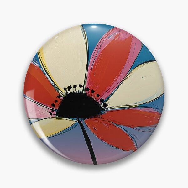 Item preview, Flowers Beneath a Painted Sky - Vibrant Blooms Glowing with Color Light and Joy designed and sold by OlfactoART Studio.