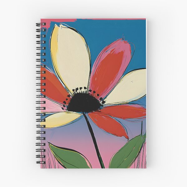 Item preview, Flowers Beneath a Painted Sky - Vibrant Blooms Glowing with Color Light and Joy designed and sold by OlfactoART Studio.