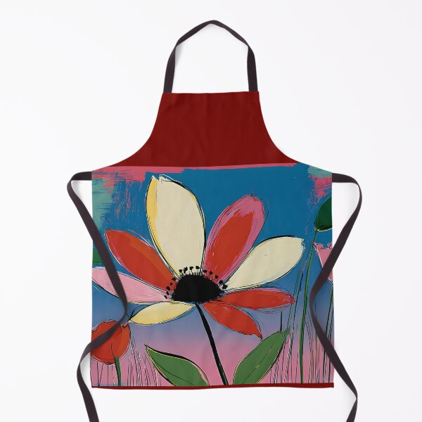 Item preview, Flowers Beneath a Painted Sky - Vibrant Blooms Glowing with Color Light and Joy designed and sold by OlfactoART Studio.