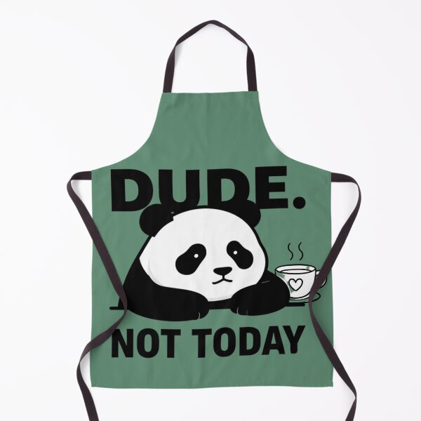 Item preview, Panda NOT TODAY (with coffee cup) designed and sold by ekemarket.