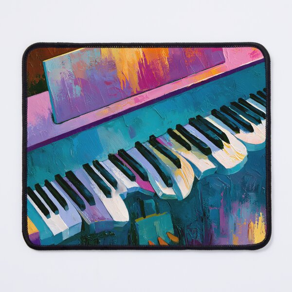 Item preview, Piano in a Cascade of Color - Vibrant Brushstrokes and Dynamic Musical Creativity designed and sold by OlfactoART Studio.