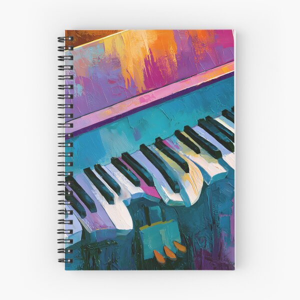 Item preview, Piano in a Cascade of Color - Vibrant Brushstrokes and Dynamic Musical Creativity designed and sold by OlfactoART Studio.