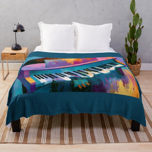 Item preview, Piano in a Cascade of Color - Vibrant Brushstrokes and Dynamic Musical Creativity designed and sold by OlfactoART Studio.